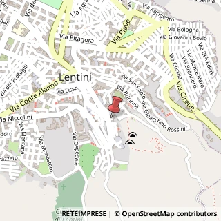 Mappa Vicolo Monza, 13, 96016 Lentini, Siracusa (Sicilia)