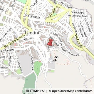 Mappa Vicolo Monza, 8, 96016 Lentini, Siracusa (Sicilia)