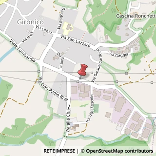 Mappa Via Leonardo da Vinci, 22041 Gironico Al Piano CO, Italia, 22041 Colverde, Como (Lombardia)