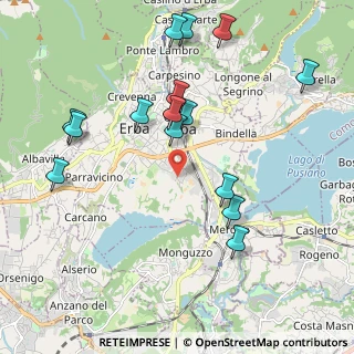 Mappa Via Luciano Manara, 22036 Erba CO, Italia (2.11813)