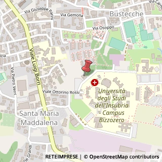 Mappa Via Ottorino Rossi, 9, 21100 Varese, Varese (Lombardia)