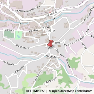 Mappa Via Giovanni XXIII Papa, 40, 24026 Leffe, Bergamo (Lombardia)