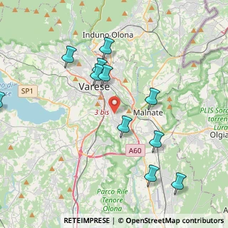 Mappa Via Thouar Pietro, 21100 Varese VA, Italia (4.36091)