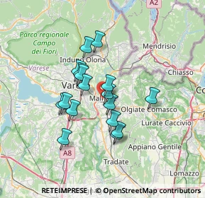 Mappa Via Varese, 21046 Malnate VA, Italia (5.31)