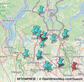 Mappa Via Varese, 21046 Malnate VA, Italia (14.39526)