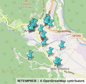 Mappa Via A. Fogazzaro, 36011 Arsiero VI, Italia (0.7415)