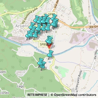Mappa Via A. Fogazzaro, 36011 Arsiero VI, Italia (0.44)