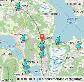 Mappa Via Giacomo Matteotti, 21024 Biandronno VA, Italia (2.65727)