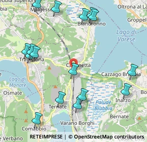 Mappa Via Giacomo Matteotti, 21024 Biandronno VA, Italia (2.51625)