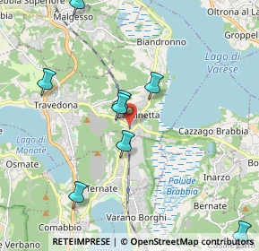 Mappa Via Giacomo Matteotti, 21024 Biandronno VA, Italia (2.85083)