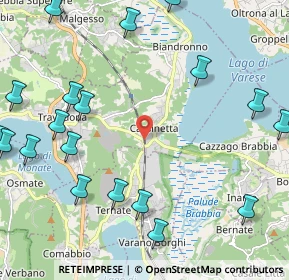 Mappa Via Giacomo Matteotti, 21024 Biandronno VA, Italia (2.9665)