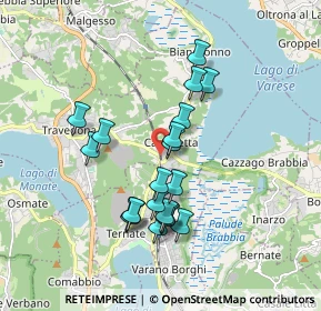 Mappa Via Giacomo Matteotti, 21024 Biandronno VA, Italia (1.5825)