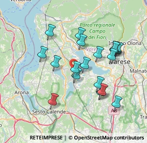 Mappa Via Giacomo Matteotti, 21024 Biandronno VA, Italia (6.72421)