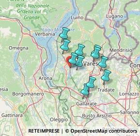 Mappa Via Giacomo Matteotti, 21024 Biandronno VA, Italia (9.66455)