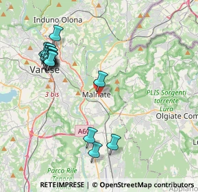 Mappa Via Giosuè Carducci, 21046 Malnate VA, Italia (4.49353)