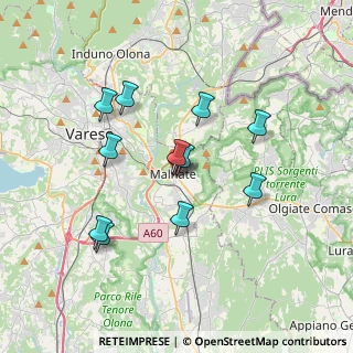 Mappa Via Giosuè Carducci, 21046 Malnate VA, Italia (3.03167)
