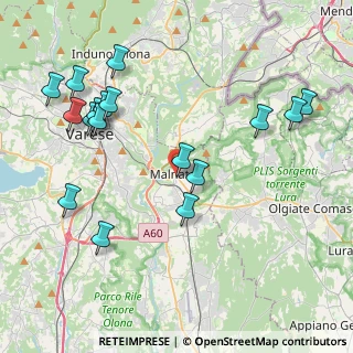 Mappa Via Giosuè Carducci, 21046 Malnate VA, Italia (4.62)