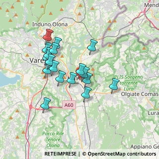 Mappa Via Giosuè Carducci, 21046 Malnate VA, Italia (3.08833)