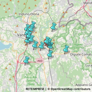 Mappa Via Leonardo da Vinci, 21046 Malnate VA, Italia (2.96471)