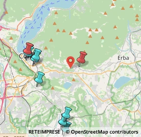 Mappa 22038 Tavernerio CO, Italia (5.01833)