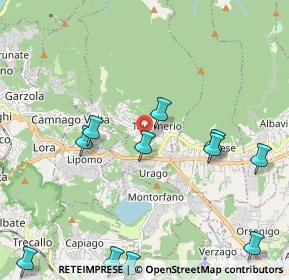 Mappa 22038 Tavernerio CO, Italia (2.54091)