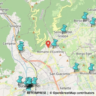 Mappa Via Marchi, 36060 Romano D'ezzelino VI, Italia (3.55368)