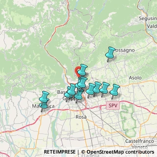 Mappa Via Marchi, 36060 Romano D'ezzelino VI, Italia (5.87154)
