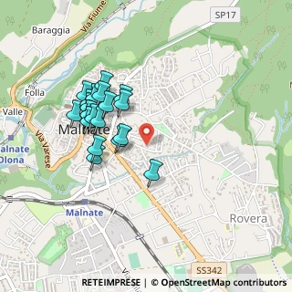 Mappa Via Vittorio Alfieri, 21046 Malnate VA, Italia (0.413)