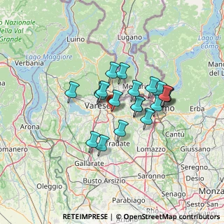 Mappa Via Timavo, 21046 Malnate VA, Italia (9.97)