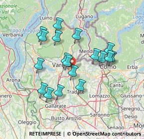 Mappa Via Vittorio Alfieri, 21046 Malnate VA, Italia (12.91944)