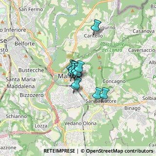 Mappa Via Vittorio Alfieri, 21046 Malnate VA, Italia (0.81941)