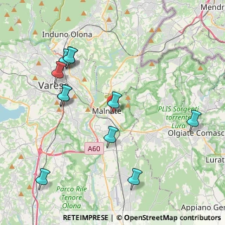 Mappa Via Timavo, 21046 Malnate VA, Italia (4.59)