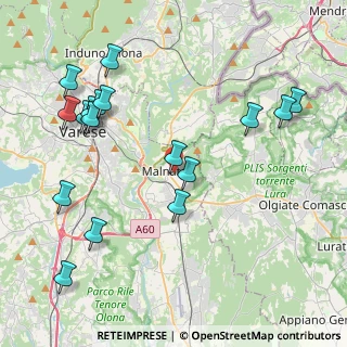 Mappa Via Timavo, 21046 Malnate VA, Italia (4.76)