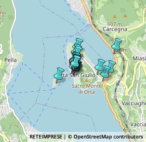 Mappa Via Bersani, 28016 Orta San Giulio NO, Italia (0.304)