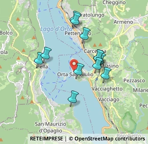 Mappa Via Bersani, 28016 Orta San Giulio NO, Italia (1.52)