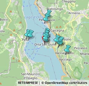 Mappa Via Bersani, 28016 Orta San Giulio NO, Italia (1.03538)