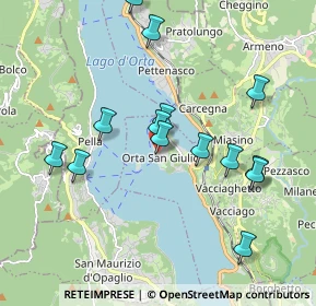 Mappa Via Bersani, 28016 Orta San Giulio NO, Italia (1.89714)