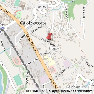 Mappa Via Fratelli Calvi, 30, 23801 Calolziocorte, Lecco (Lombardia)