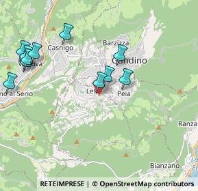 Mappa Via Antonio Locatelli, 24026 Leffe BG, Italia (2.21)