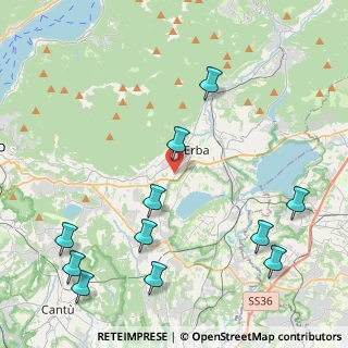 Mappa Via Cesare Cantù, 22036 Erba CO, Italia (5.32818)