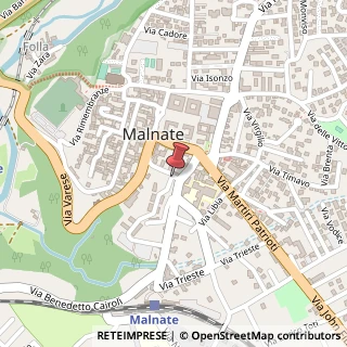 Mappa Via Mazzini Giuseppe, 3, 21046 Malnate, Varese (Lombardia)