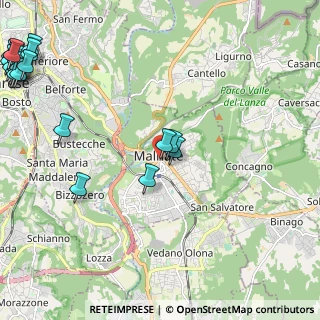 Mappa Piazza XXV Aprile, 21046 Malnate VA, Italia (3.4715)