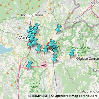 Mappa Piazza XXV Aprile, 21046 Malnate VA, Italia (2.90176)