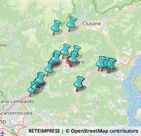 Mappa Via Costi, 24026 Leffe BG, Italia (6.222)