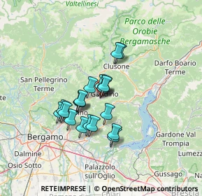 Mappa Via Costi, 24026 Leffe BG, Italia (9.5185)