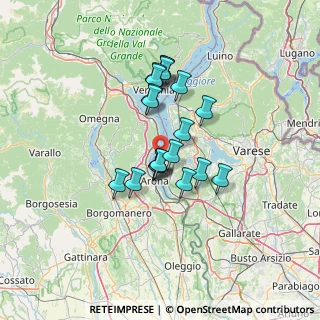 Mappa Via Alberto, 21020 Ranco VA, Italia (10.023)