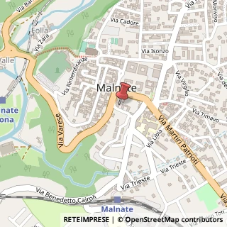 Mappa Via Mazzini Giuseppe, 14, 21046 Malnate, Varese (Lombardia)