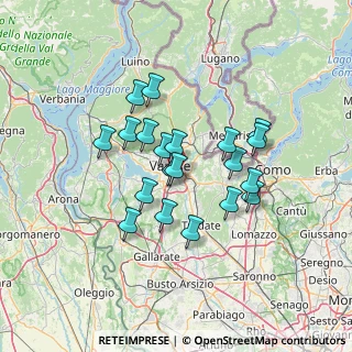 Mappa Via V. Cuoco, 21100 Varese VA, Italia (11.0415)
