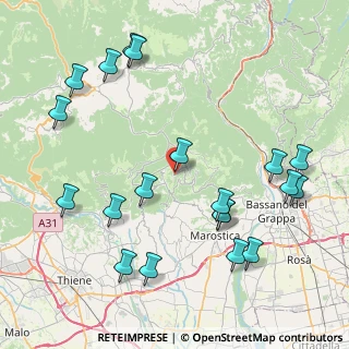 Mappa Piazza S. Marco, 36062 Conco VI, Italia (9.716)
