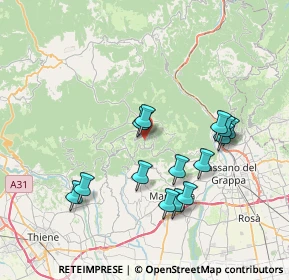 Mappa SP72, 36062 Conco VI, Italia (7.11429)